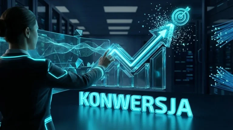 Grafika pokazująca co to jest konwersja.